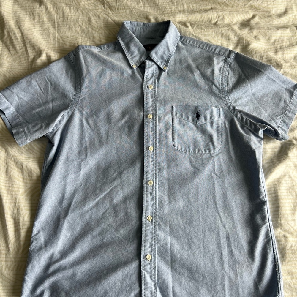 Ralph Lauren Light Blue Casual Button Down Shirt